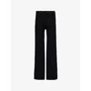 Frame Womens Smokescreen The Arrow High-rise Bootcut-leg Stretch-denim Jeans In Smokescreen