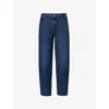 Frame Womens The Candle Tapered-leg Mid-rise Jeans Hampshire In Hampshire