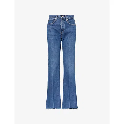 Frame Womens  The Lax Flared Denim Jeans