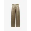 Frame Womens  The Timeless Cotton Chino Trousers In Brown