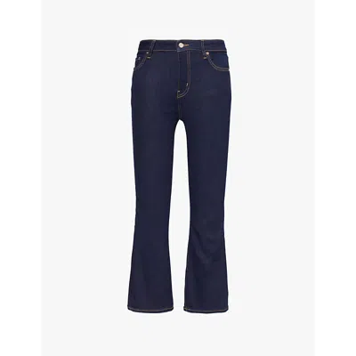 Frame Womens Le Crop Mini-bootcut Stretch-denim Jeans Stargirl