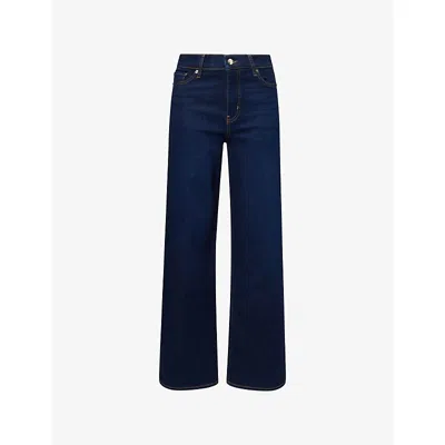 Frame Womens Le Slim Palazzo Stretch-denim Jeans Fairway