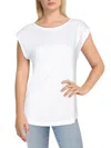 Frame Womens Linen Muscle Tank Top In White