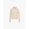 Frame Turtleneck Cashmere Sweater In Oatmeal Heather