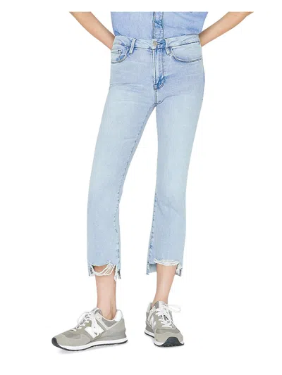 Frame Womens Released Hem Denim Bootcut Jeans In Multi