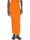 FRAME WOMENS RIBBED CUT-OUT MAXI SKIRT