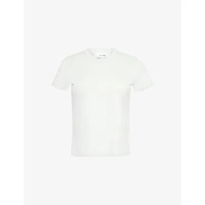 Frame Womens Soft Mint Baby Round-neck Cotton-jersey T-shirt In Neutral
