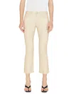 Frame Le Crop Mini Boot Striped Mid-rise Bootcut Jeans In Multi