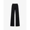 Frame Womens Sutro The Streamline High-waist Straight-leg Denim Jeans
