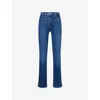Frame Womens Elixir The Reboot Flared Stretch-denim Blend Jeans