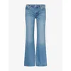 Frame Womens The Rodeo Bootcut-leg Stretch-denim Jeans Flutter In Flutter