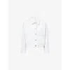 Frame Womens Field Boxy-fit Denim Jacket Trinity Xl