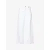 Shop Frame Womens  The Loose Wide-leg Denim Jeans
