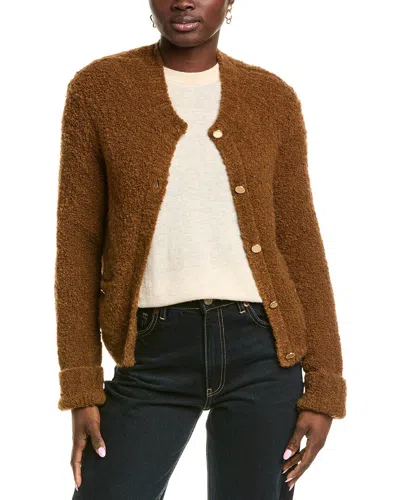 FRAME WOOL & ALPACA-BLEND CARDIGAN