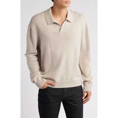FRAME FRAME WOOL & SILK JOHNNY COLLAR SWEATER