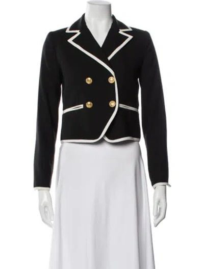 Pre-owned Frame Wool Blazer In Black