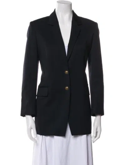 Pre-owned Frame Wool Blazer In Black