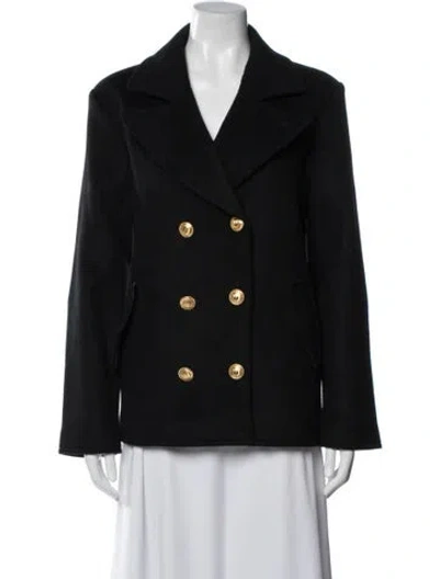 Pre-owned Frame Wool Blazer In Black