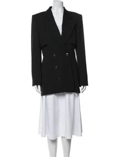 Pre-owned Frame Wool Blazer In Black