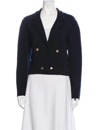 Pre-owned Frame Wool Blazer In Black