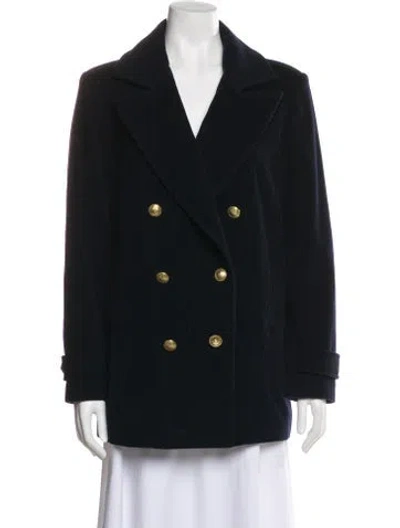 Pre-owned Frame Wool Blazer In Blue