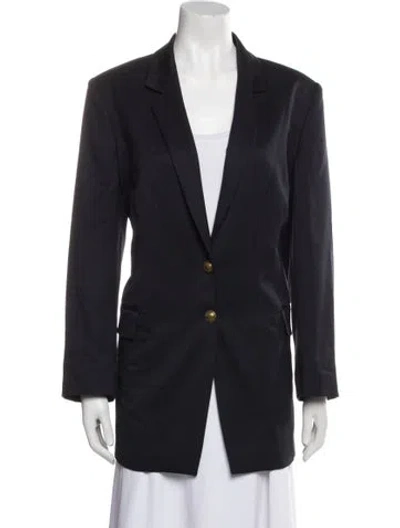 Pre-owned Frame Wool Blazer In Blue