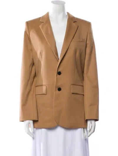Pre-owned Frame Wool Blazer In Brown