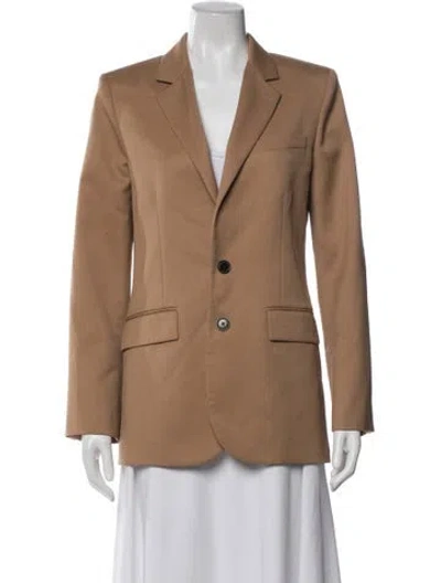 Pre-owned Frame Wool Blazer In Brown