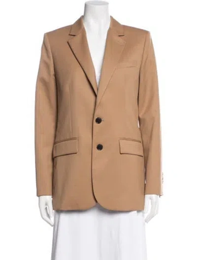 Pre-owned Frame Wool Blazer In Brown