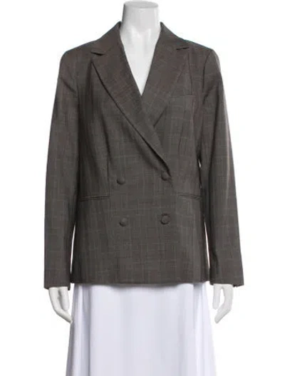 Pre-owned Frame Wool Blazer W/ Tags In Gray