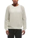 Frame Denim Wool-blend Crewneck Sweater In Grey