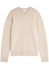 Frame Wool-blend Jumper In Beige