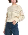 Frame Wool-blend Sweater In Neutral