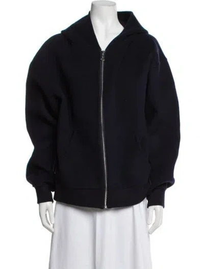 Pre-owned Frame Wool Coat In Black