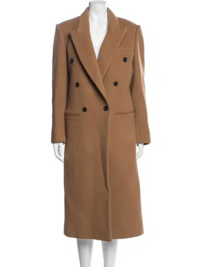 Pre-owned Frame Wool Coat In Brown