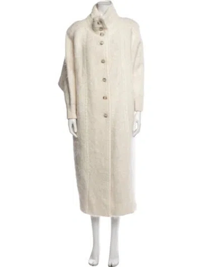 Pre-owned Frame Wool Coat In Neutral