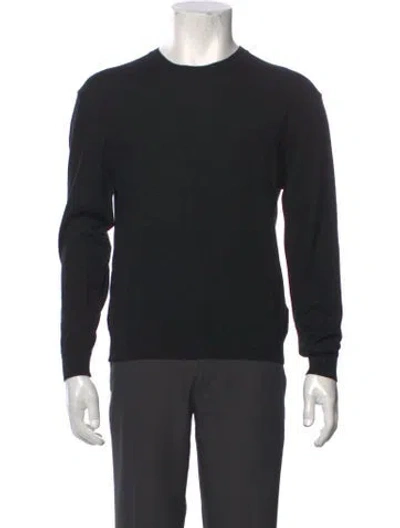 Pre-owned Frame Wool Crew Neck Pullover In Black