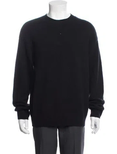 Pre-owned Frame Wool Crew Neck Pullover In Black