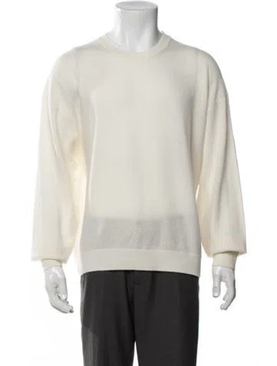 Pre-owned Frame Wool Crew Neck Pullover In Neutrals