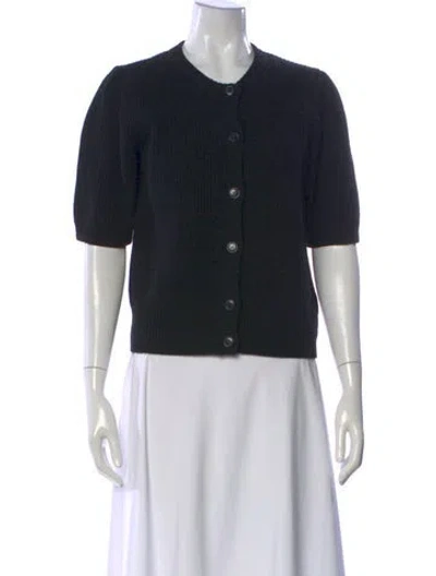 Pre-owned Frame Wool Crew Neck Sweater In Black