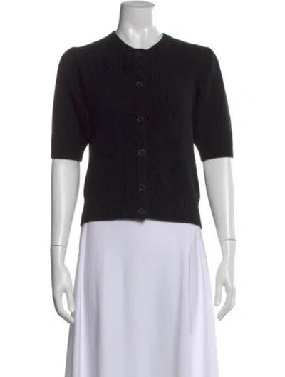 Pre-owned Frame Wool Crew Neck Sweater In Black