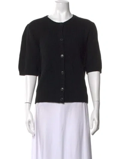 Pre-owned Frame Wool Crew Neck Sweater In Black