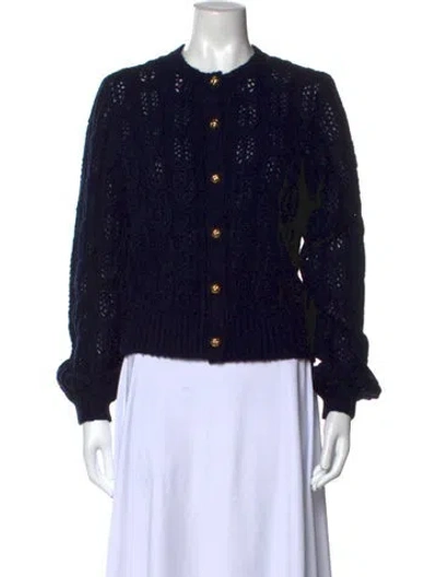 Pre-owned Frame Wool Crew Neck Sweater In Black