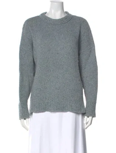 Pre-owned Frame Wool Crew Neck Sweater In Blue