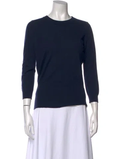 Pre-owned Frame Wool Crew Neck Sweater In Blue