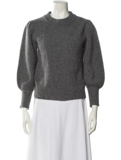 Pre-owned Frame Wool Crew Neck Sweater In Gray