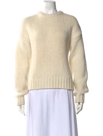 Pre-owned Frame Wool Crew Neck Sweater In Neutral