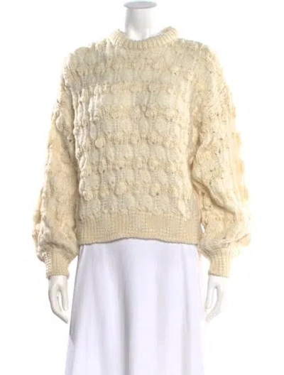 Pre-owned Frame Wool Crew Neck Sweater In Neutral