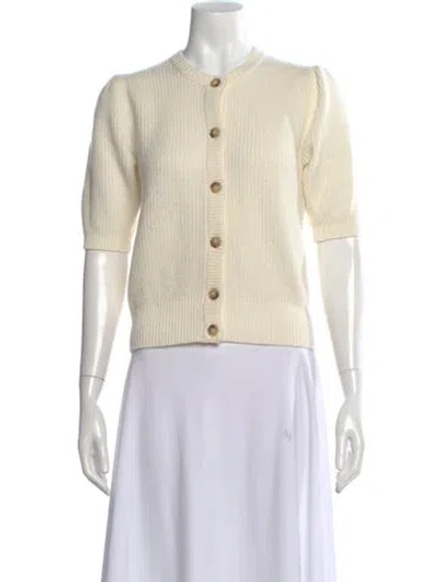Pre-owned Frame Wool Crew Neck Sweater In Neutral