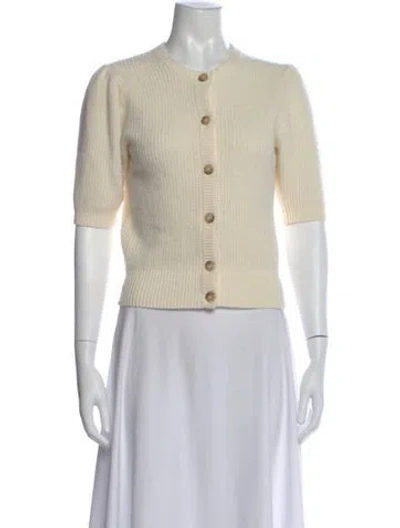 Pre-owned Frame Wool Crew Neck Sweater In Neutral